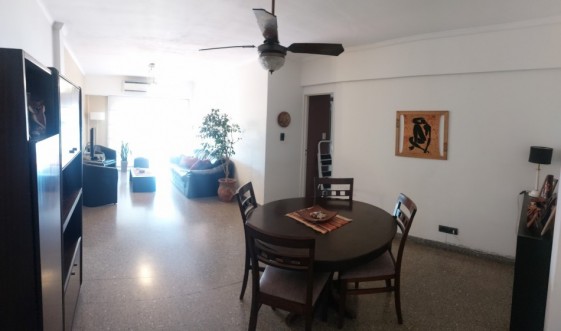 Excelente depto 4 ambientes de 100m2, con dependencia de servicio y 2 balcones